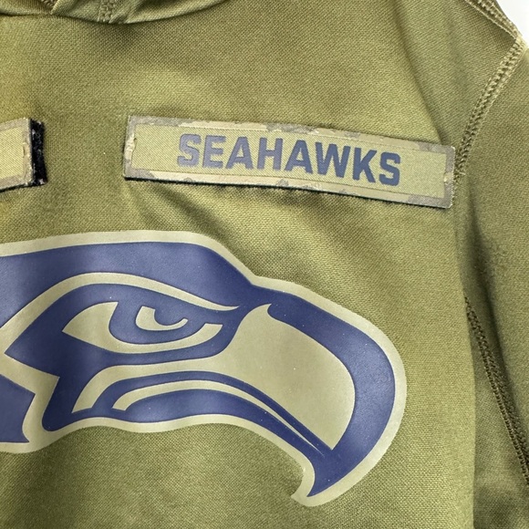 Nike Salute To Service Seattle Seahawks Hoodie Childs size S K1.7 - Picture 2 of 13